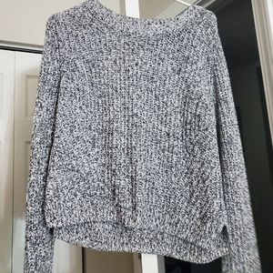 Black and White Knit H&M Sweater